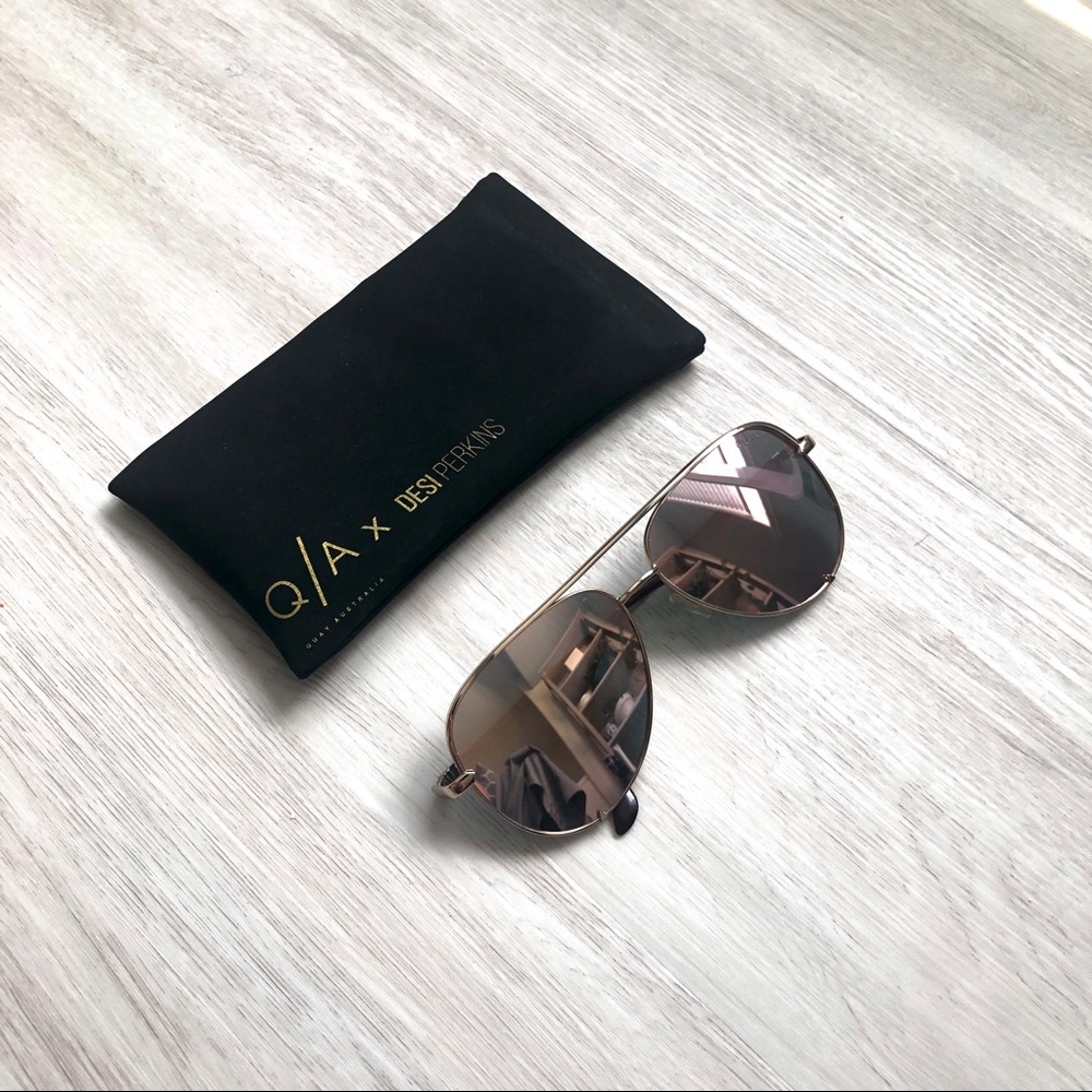 Quay x Desi Perkins High Key Sunglasses
